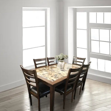 Mission Marble Top Dining Suite