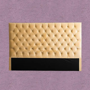 Tufted Velvet Tan Headboard